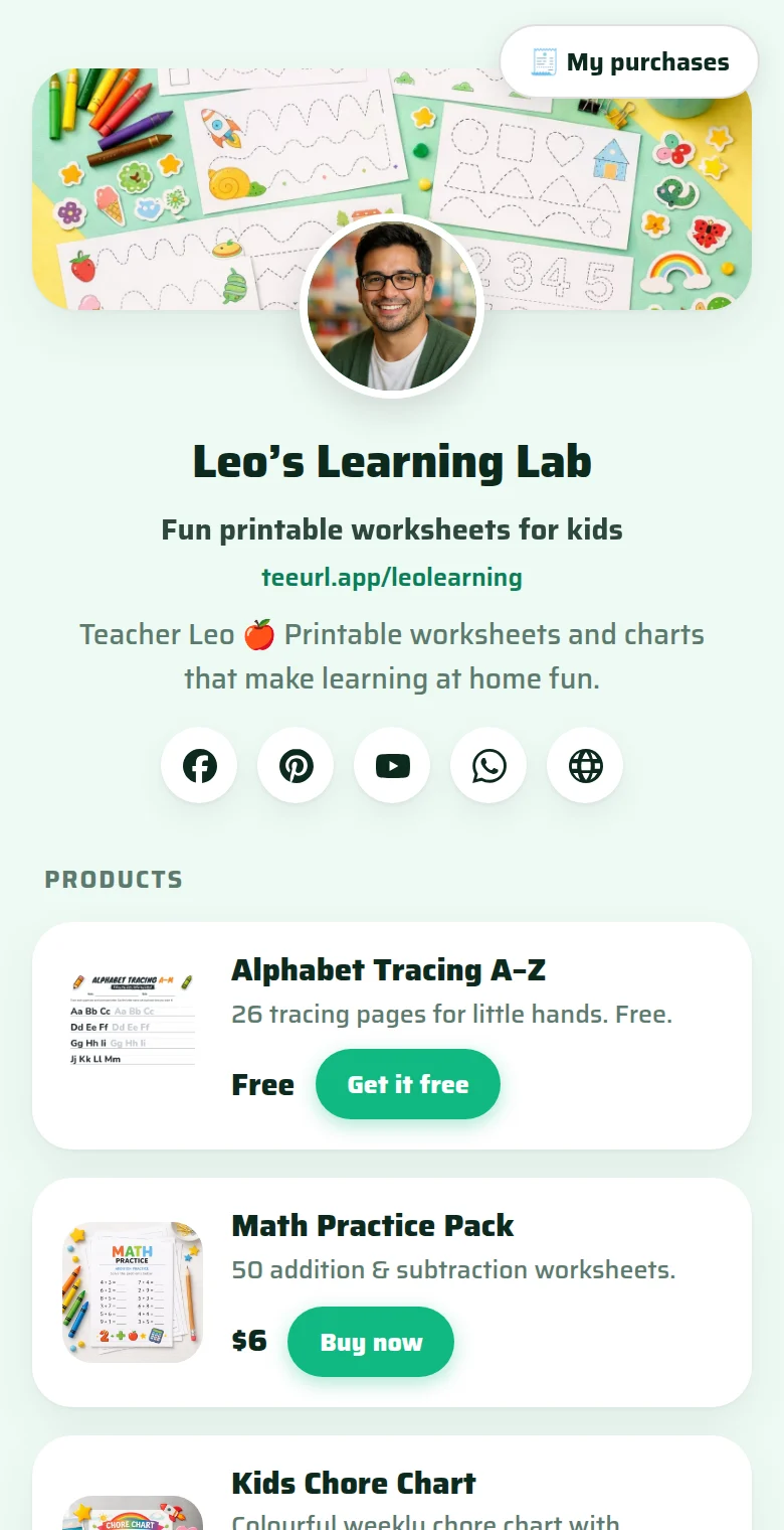 Leo’s Lab — Mint theme