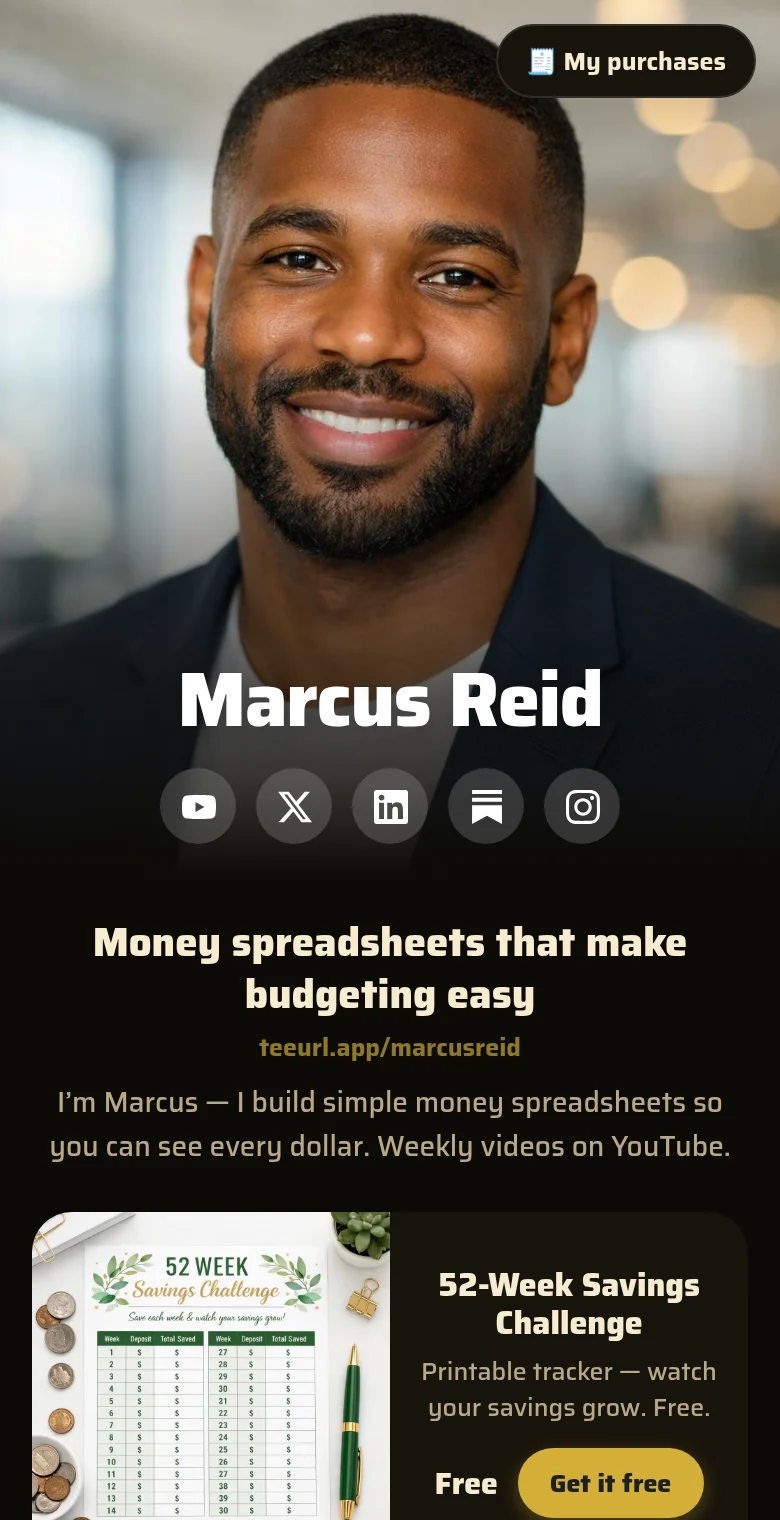 Marcus Reid — Luxe · Spotlight theme